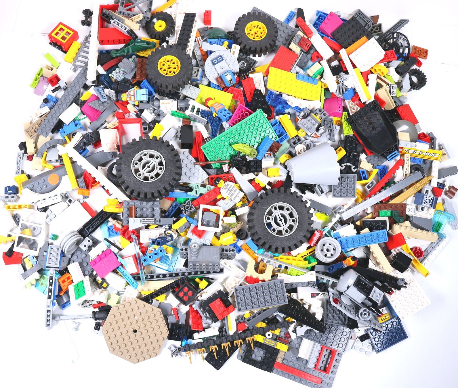 Lego Kit di costruzioni: 1.5 kg. Legoteile mit Minifiguren – Usato da Hettlingen venduto da Scholi99