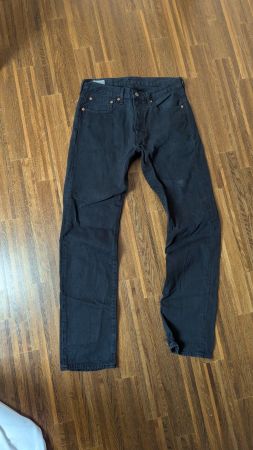 Levi's 501 Jeans Schwarz Grösse W31 L32 Gut erhalten 👖