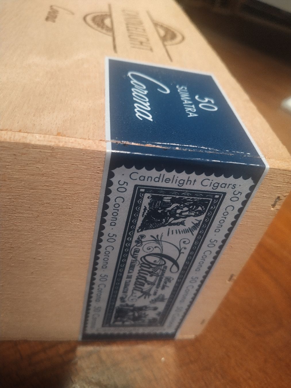 Sigari: 50  Zigarren Corona Sumatra Candlelight – Nuovo e nell'imballaggio originale da Weggis venduto da cherry2000 3