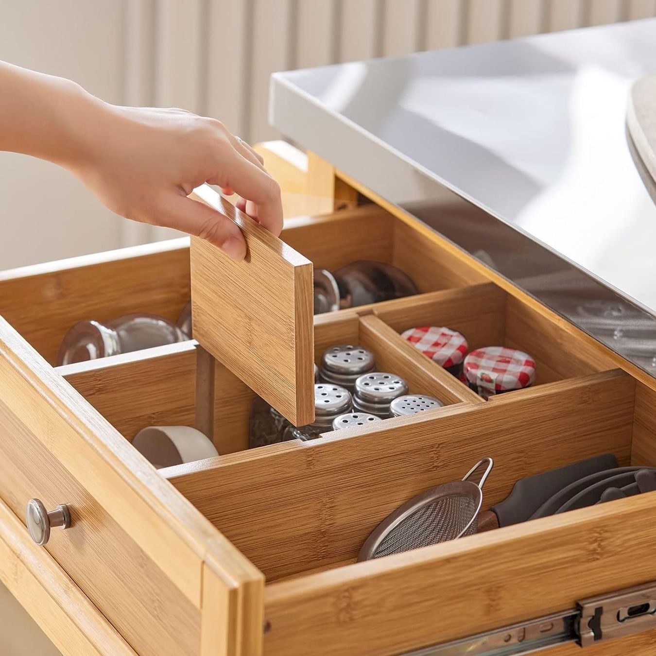 Altro per Gastronomia & Hotel: SoBuy Küchenwagen 115x92x46cm – Nuovo e nell'imballaggio originale da Bottighofen venduto da zaap 4