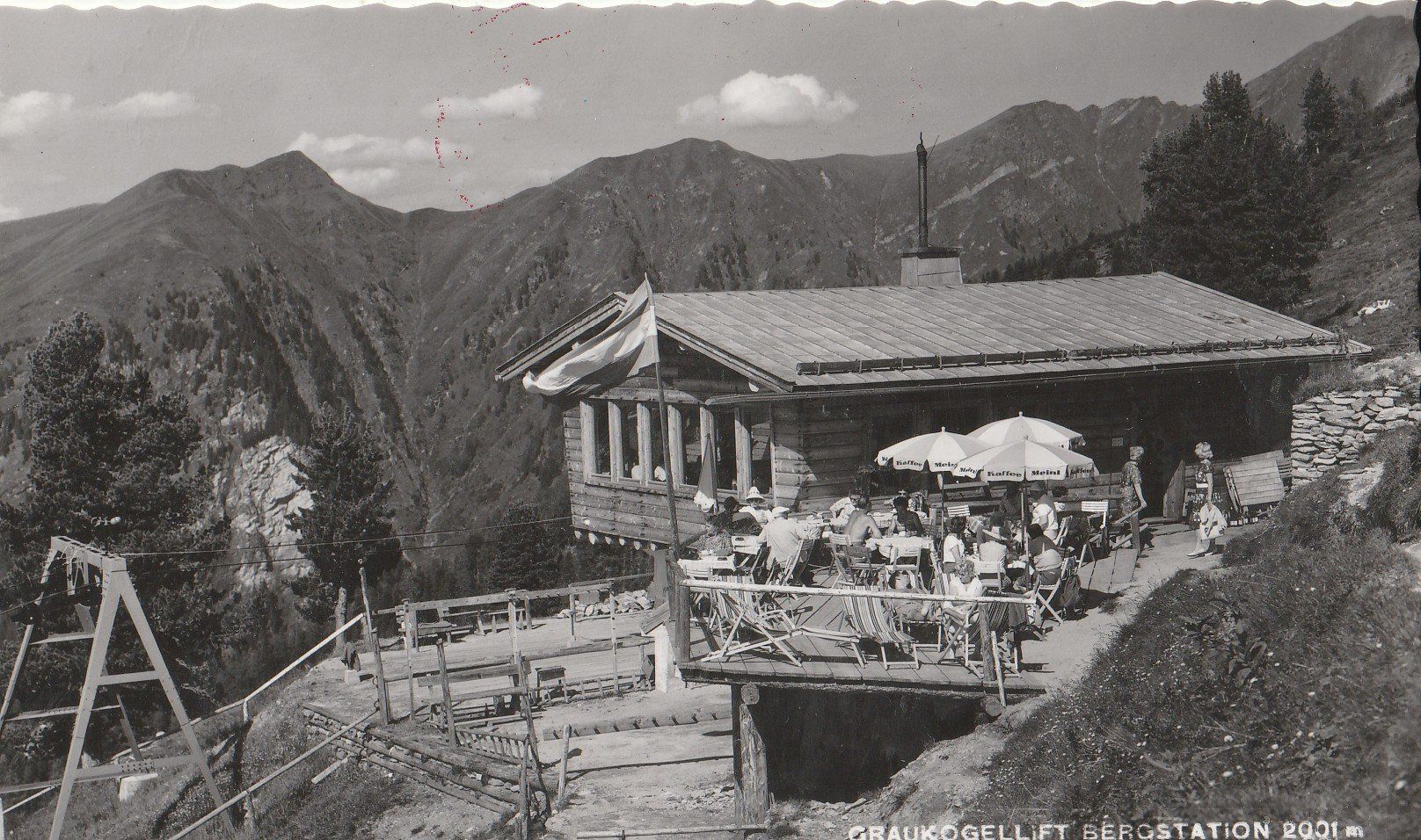 Cartoline postali: Berghaus Badgastein – Usato da Lumbrein venduto da made02