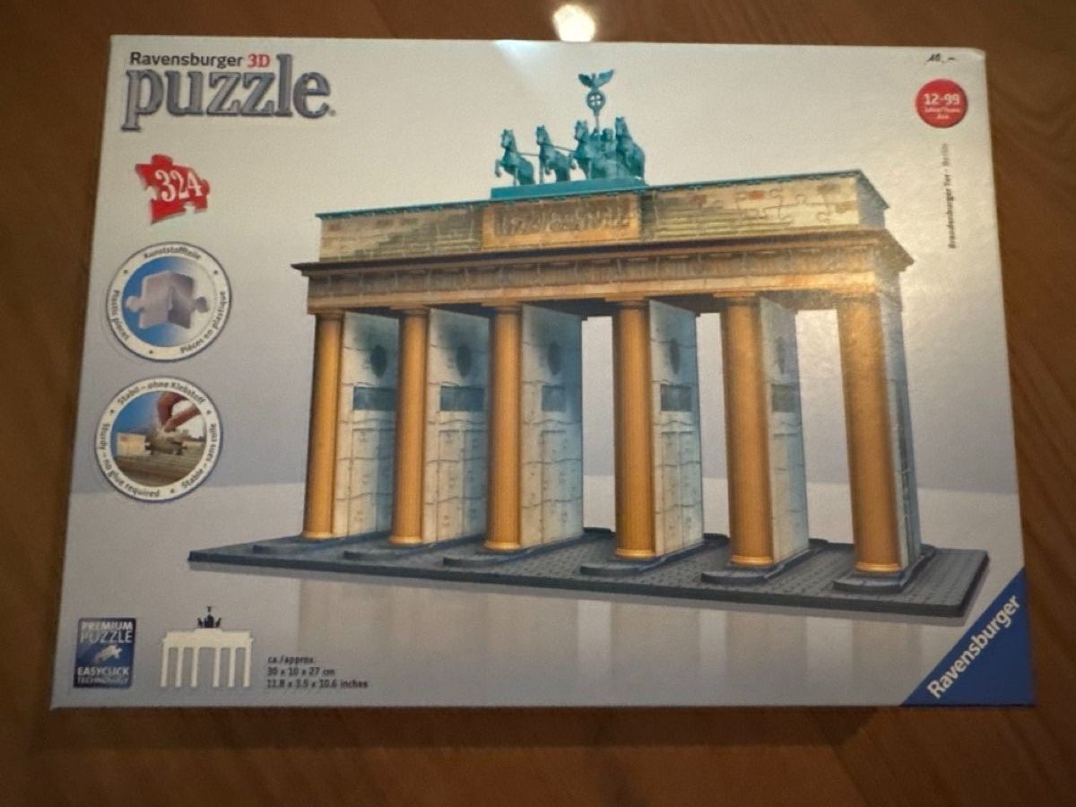 Ravensburger Puzzle: 3D Puzzle Brandenburger Tor – Usato da Menziken venduto da xirixs