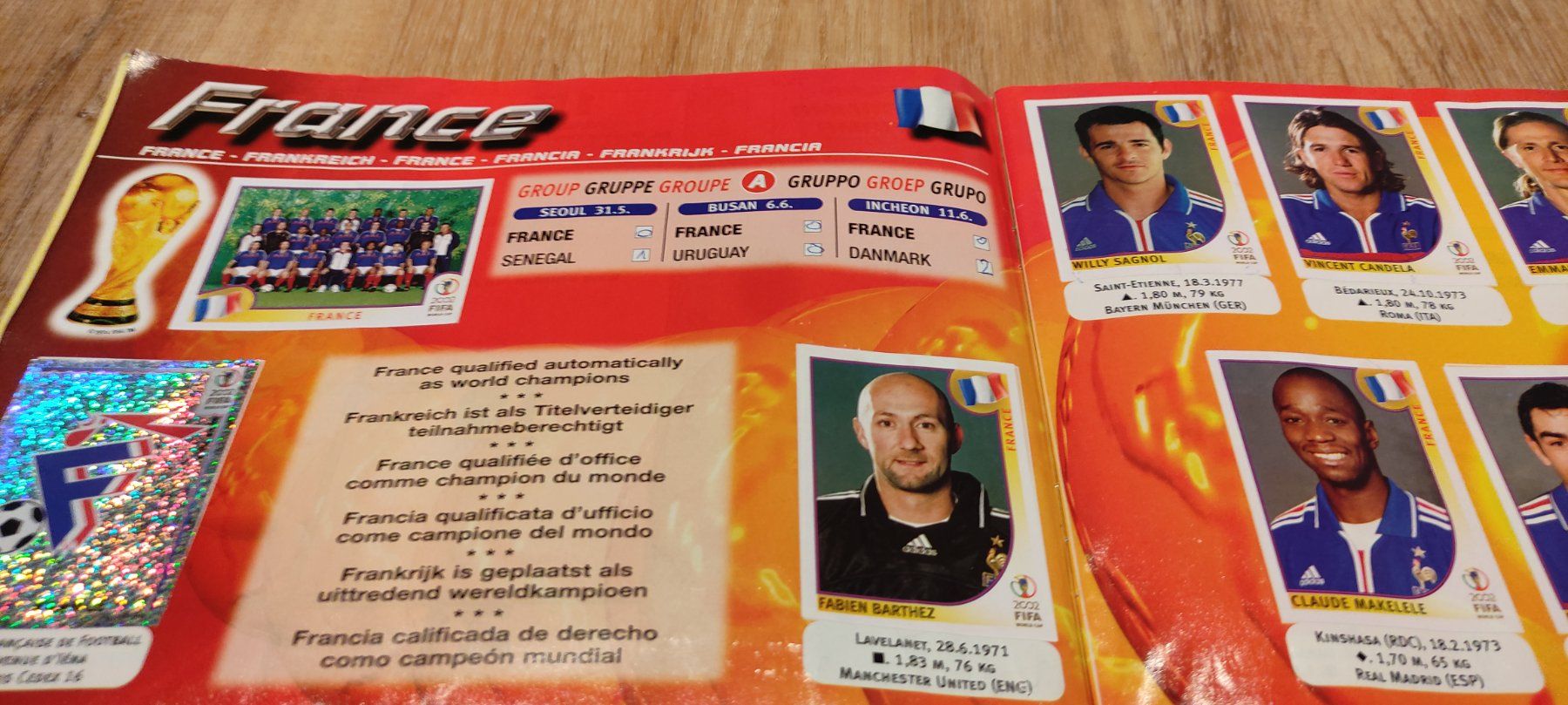 Panini Alben: Panini Korea Japan 2002 - komplett – Gebraucht aus Unterägeri von  2