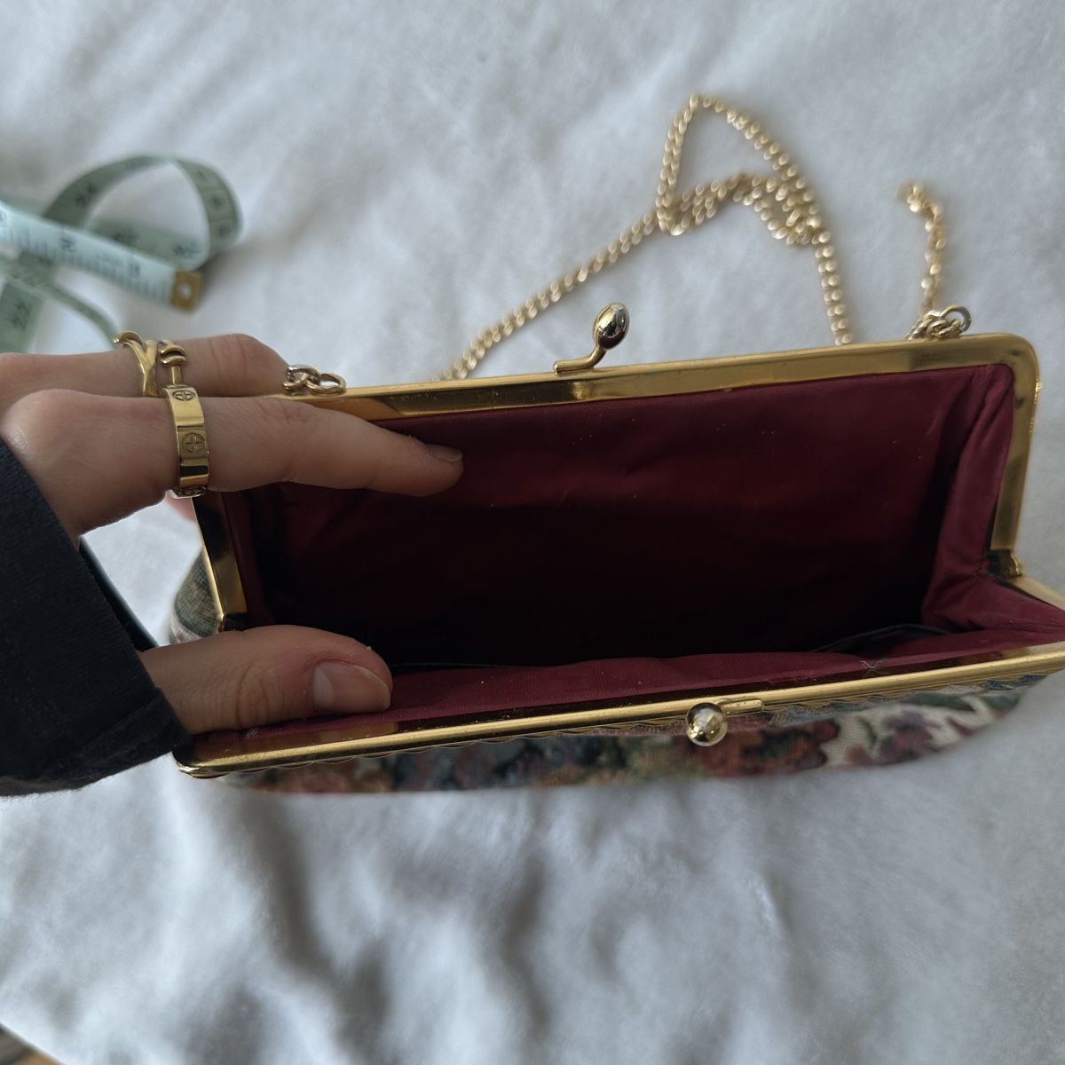 Borse da donna: Antike Nagelspitze Tasche Clutch  – Usato da Givisiez venduto da dor_xb9k 4