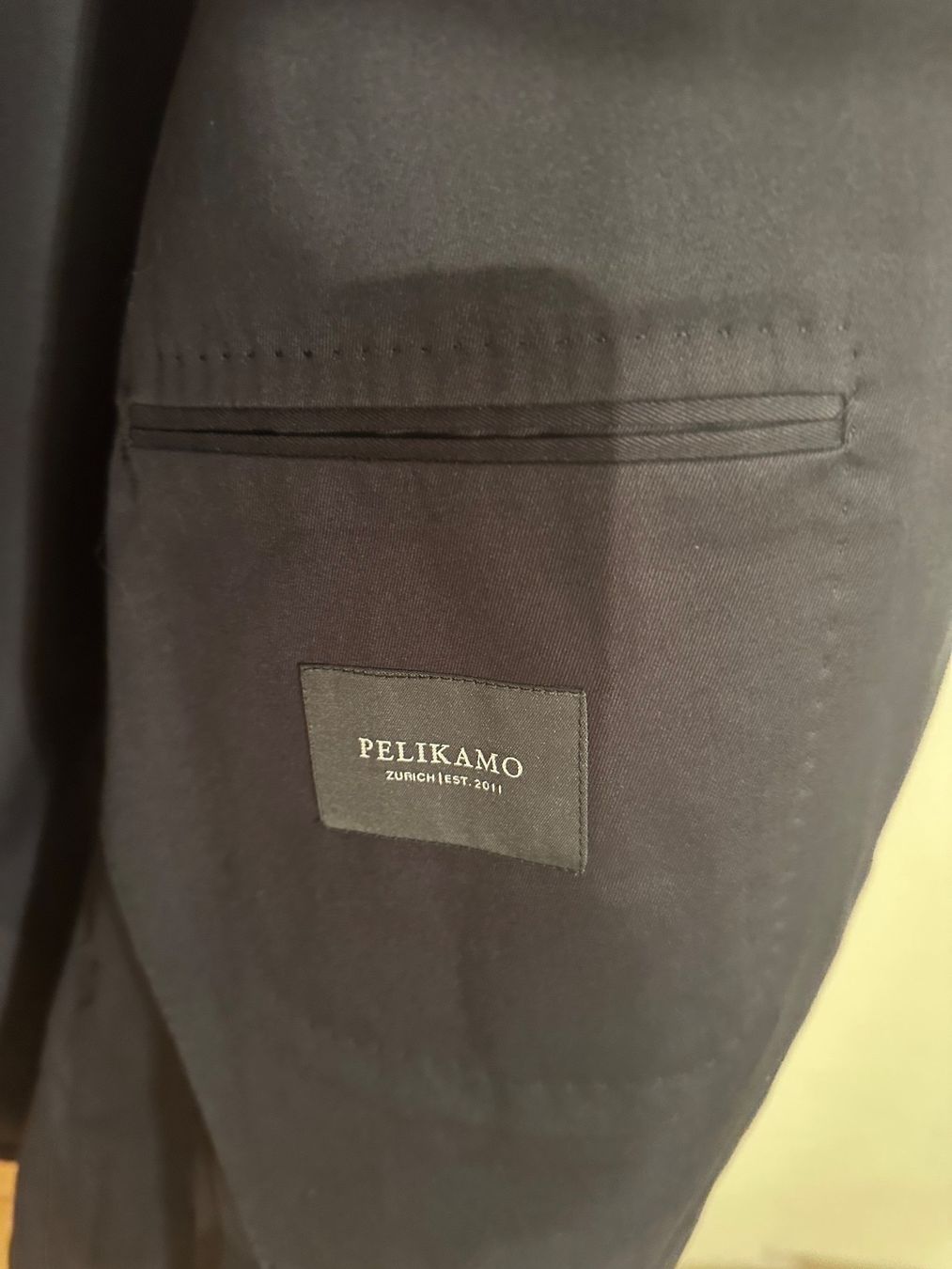 Giacche: Pelikamo Sakko, Jacket, dunkelblau, Grösse 52 – Usato da Pfaffhausen venduto da Geraldine12 3