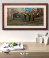 Die Mafia erwacht/oil Bild Kunst Doks