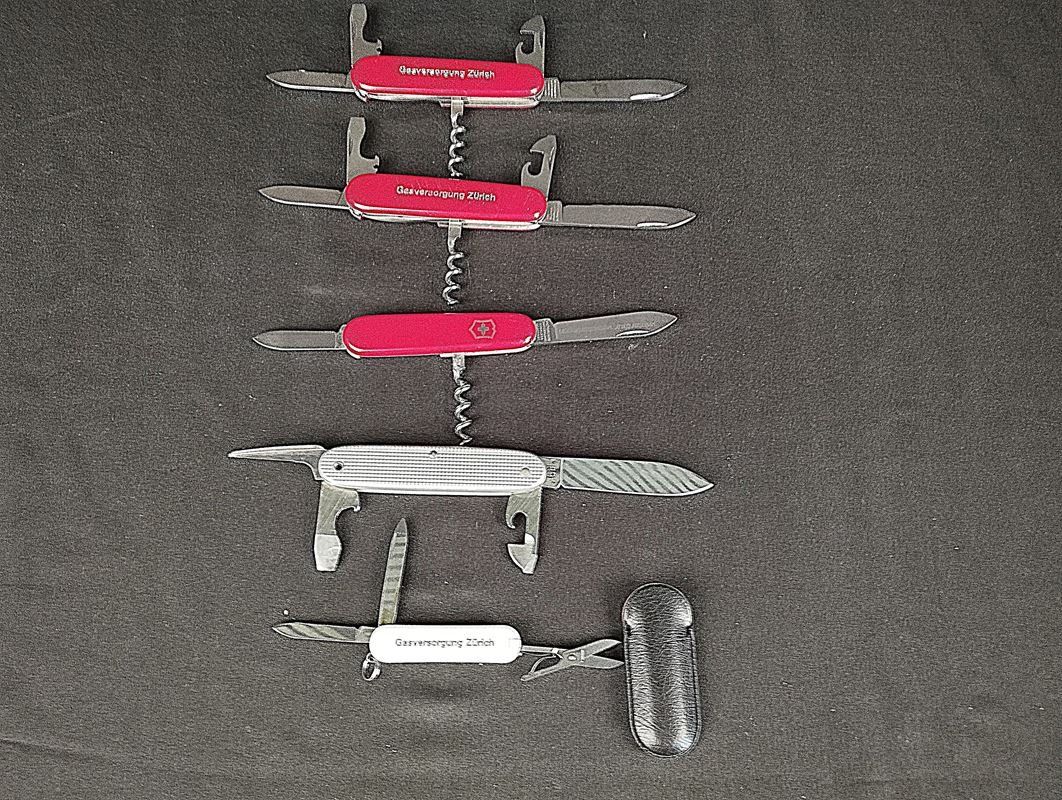 Victorinox Taschenmesser: VICTORINOX Sackmesser Set 5 Stück – Gebraucht aus Schübelbach von Restwert_Schubelbach 2