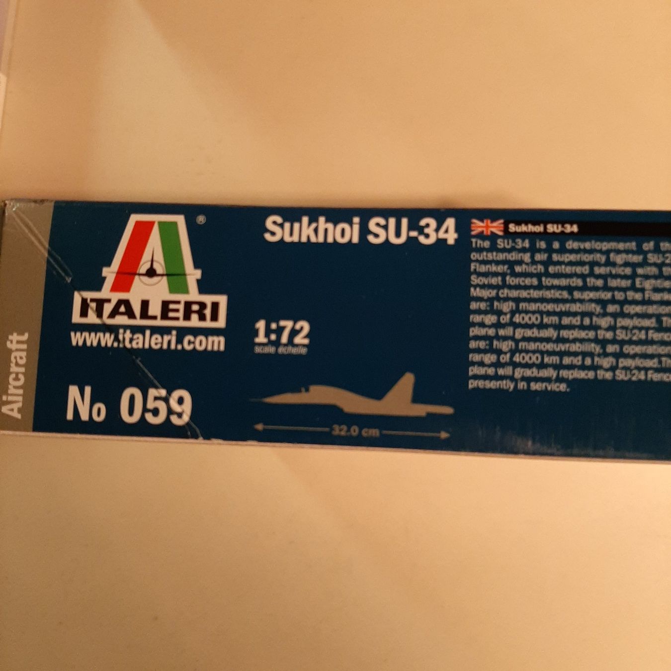 Italeri Modellbausätze & Standmodelle: 3410 ... Suchoi SU-34 ... Italeri 059 ... NEU – Neu und originalverpackt aus Bonstetten von Benibanny59 2