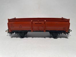 Märklin offener metall Güterwagen braun DB, AC Achsen