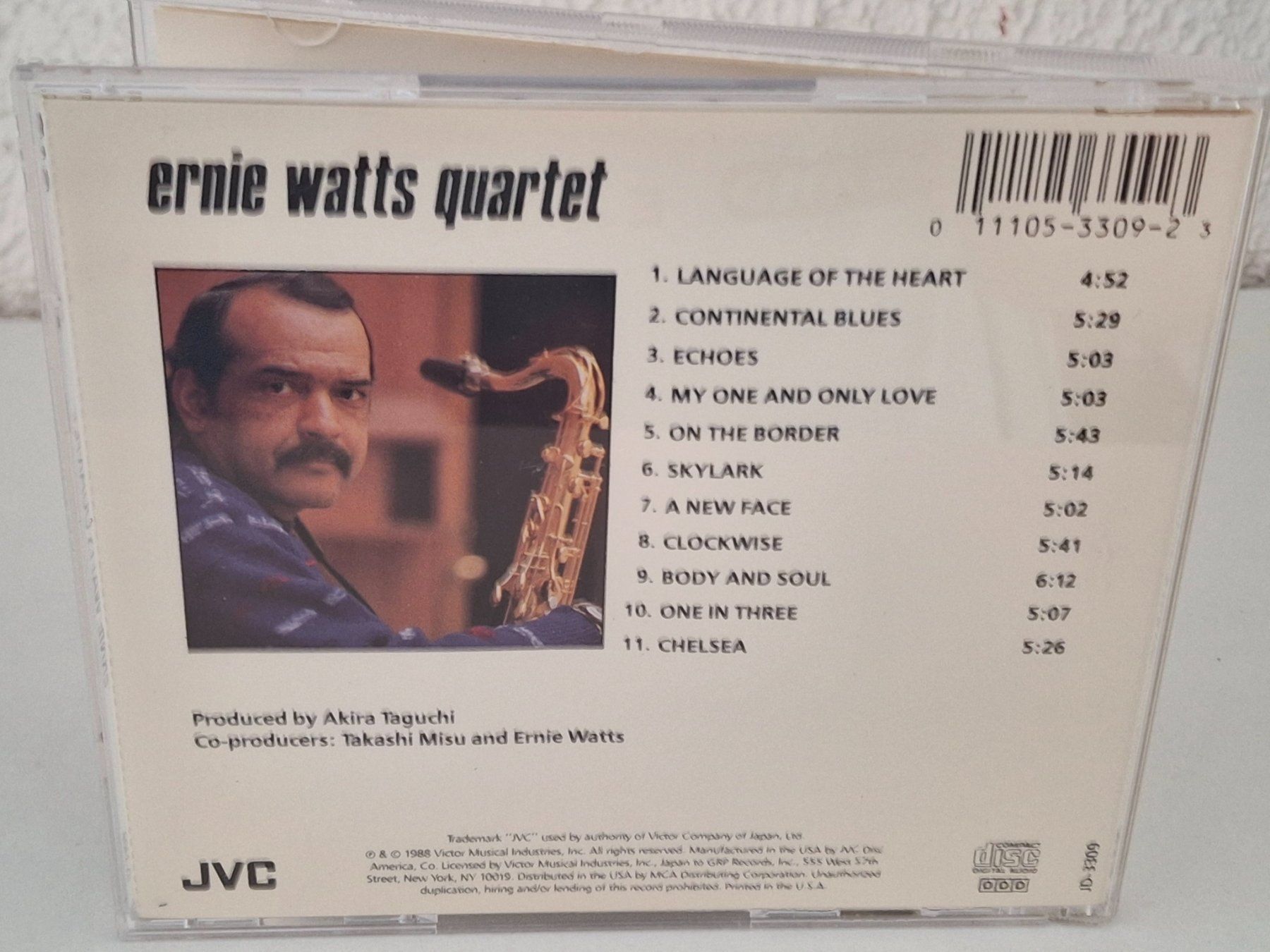 CD: CD Ernie Watts Quartet - World Class Music  Jazz – Usato da Aarberg venduto da Jackup1 1