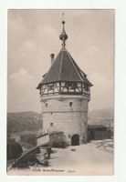 Postkarte Gruss aus Schaffhausen: Festung Munot, 31.03.1907