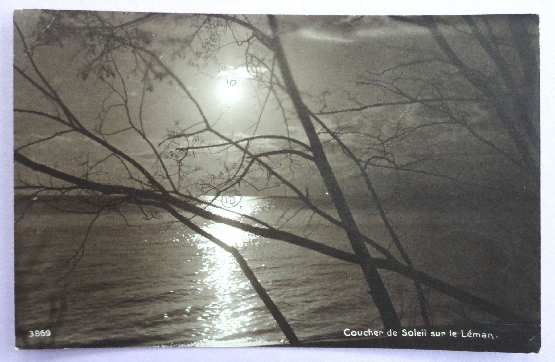 Cartoline postali: Coucher de Soleil sur le Léman – Usato da Fétigny venduto da Billy2miny