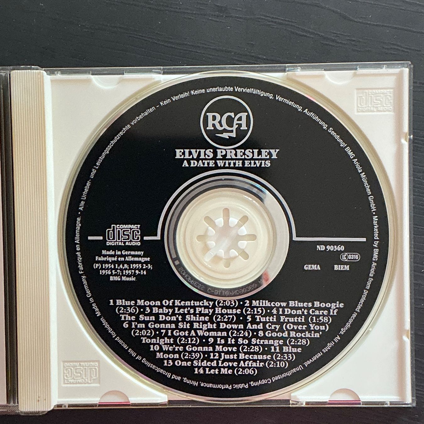 CD: CD - Elvis - A Date with Elvis - Germany – Usato da Etzwilen venduto da presley3577 3