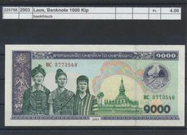 2003 Laos, "Banknote - 1000 Kip", bankfrisch