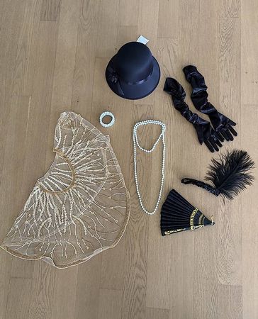 Accessoires années 20 femmes et hommes ensemble