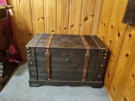 Vintage Truhe Schatztruhe Deko Koffer