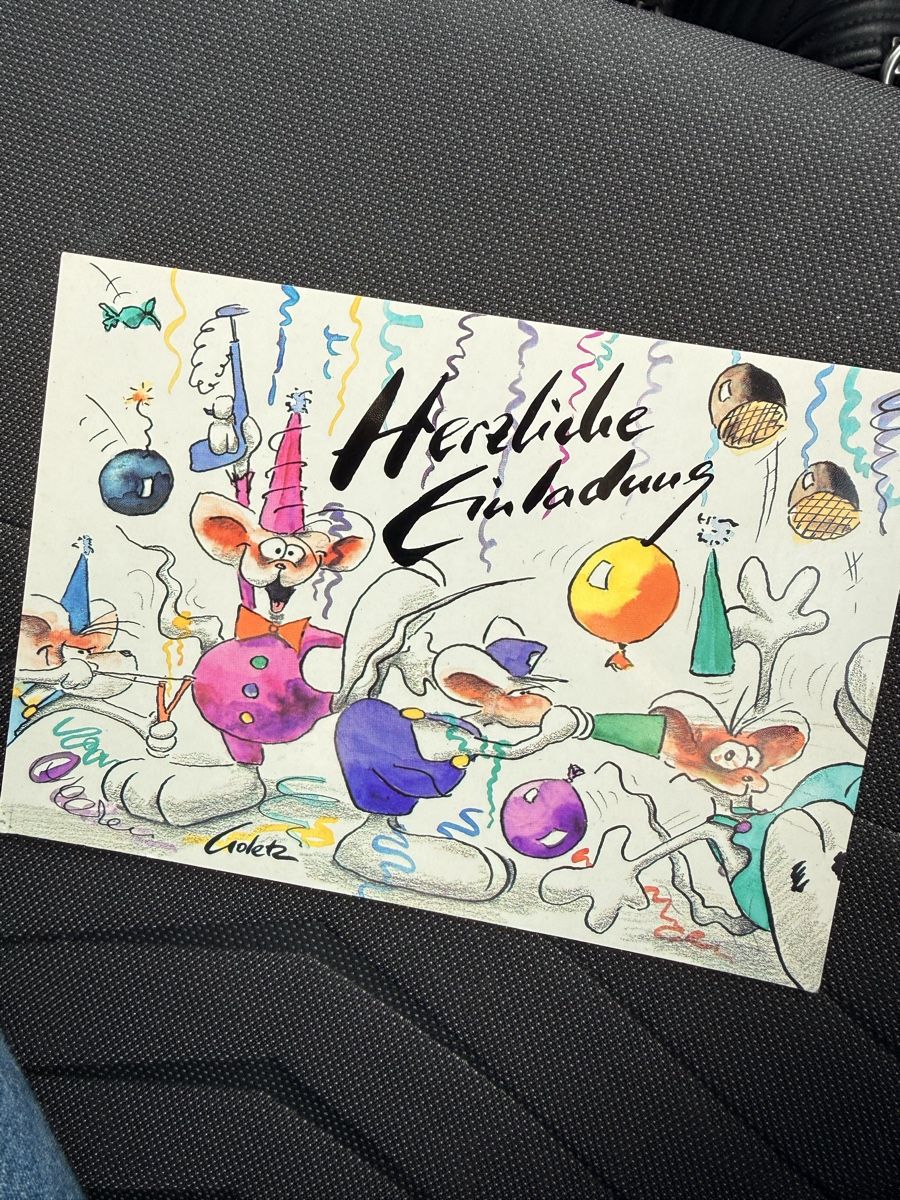 Cartoline: Diddl Post/Einladungskarte – Usato da Aarburg venduto da fal_ina