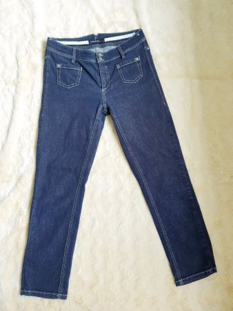 MARC CAIN JEANS JEANSHOSE HOSE 36 S BLUE TOP ZU BLUSE TUNIKA