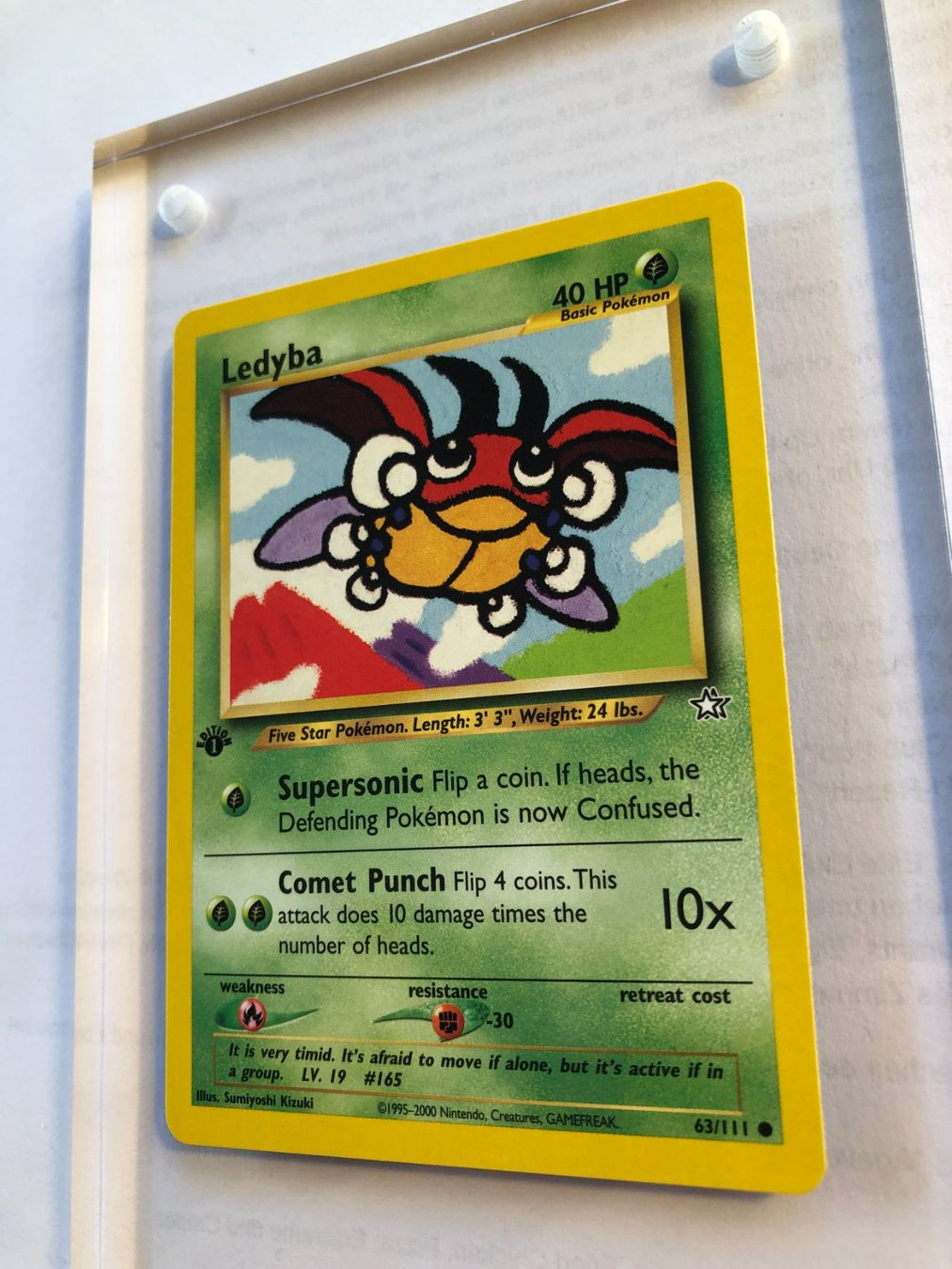 Sammelbilder & Trading cards: Ledyba 1st Neo Genesis - MINT - ab 1.- – Gebraucht aus Giubiasco von dan_pr8b 2