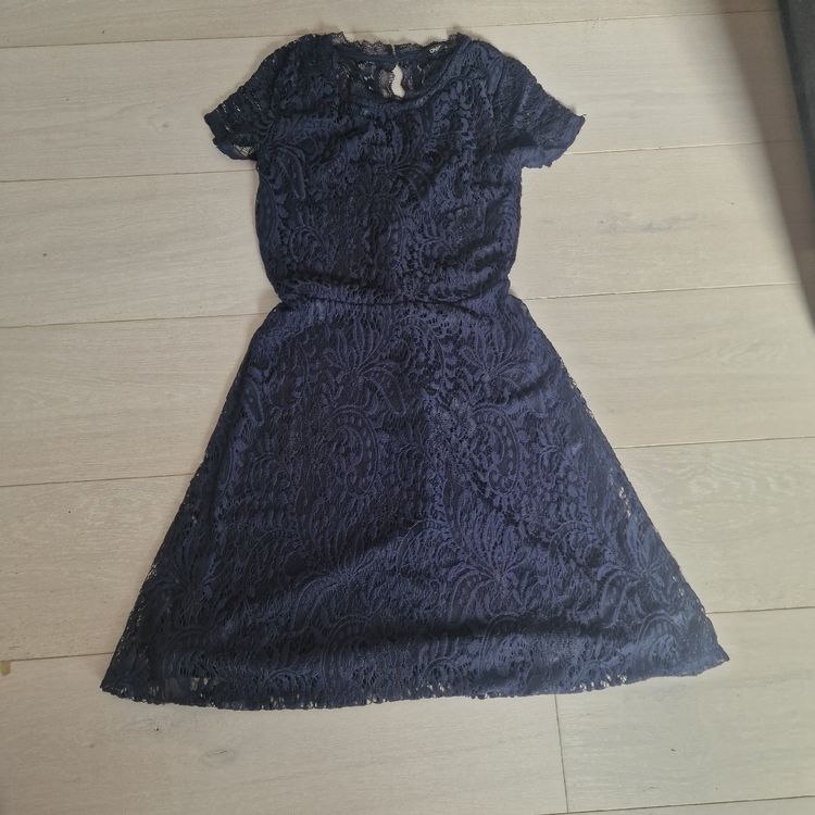 Robe A Ligne Fleur Dentelle Dolce Bleu Bl227532 230 main image 0