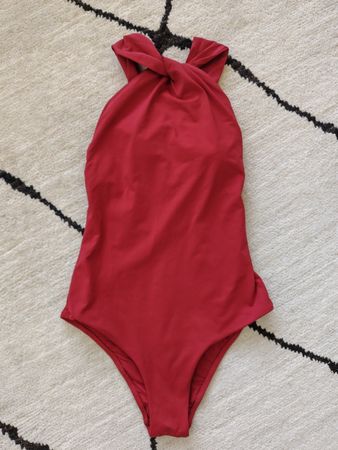 Oysho roter Badeanzug, S