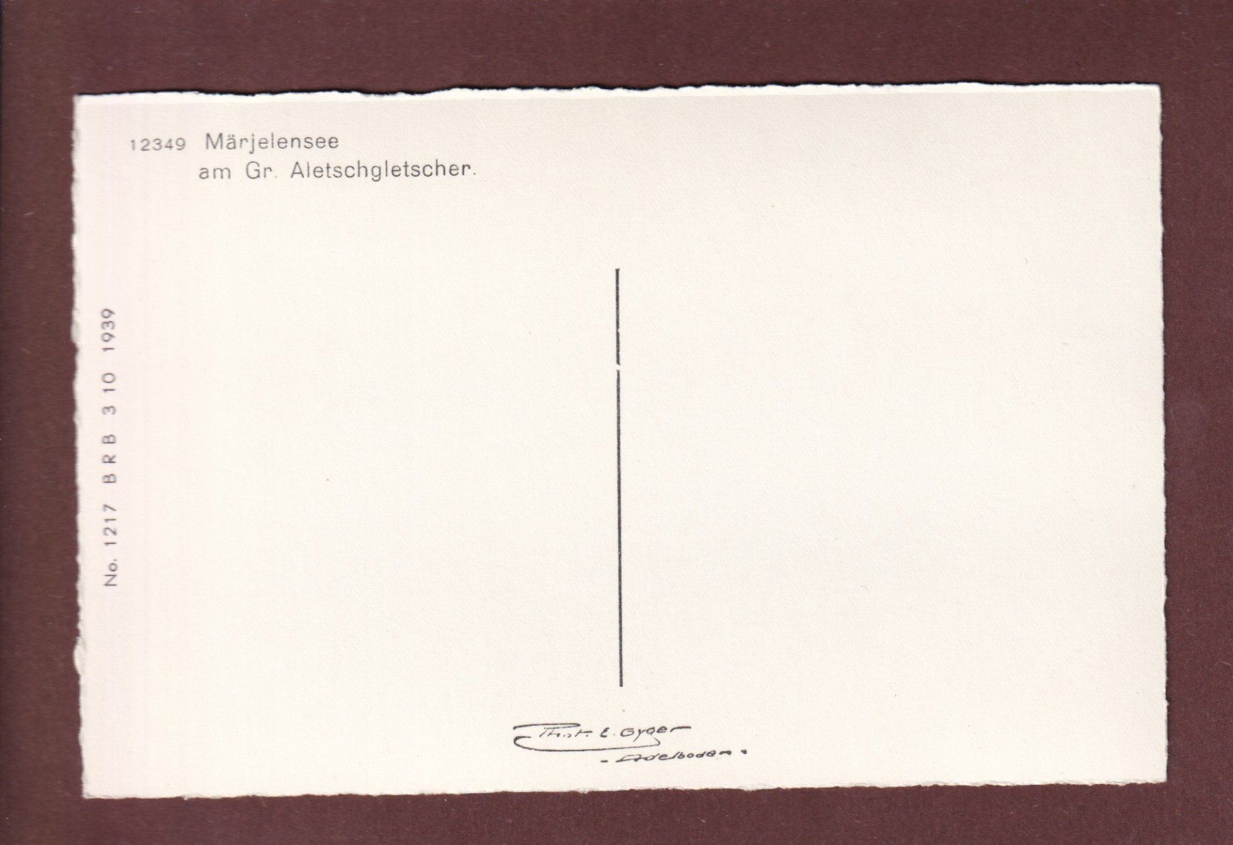 Cartoline postali: ALETSCHGLETSCHER - Märjelensee – Usato da Pully venduto da nicecards-shop 1