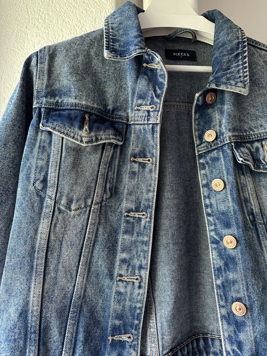 Giacche: Jeansjacke, Pieces, Gr. S – Usato da Zürich venduto da san_828b 1