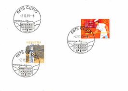 Ältere Postkarte mit Werbestempel CEVIO, ab 1.--