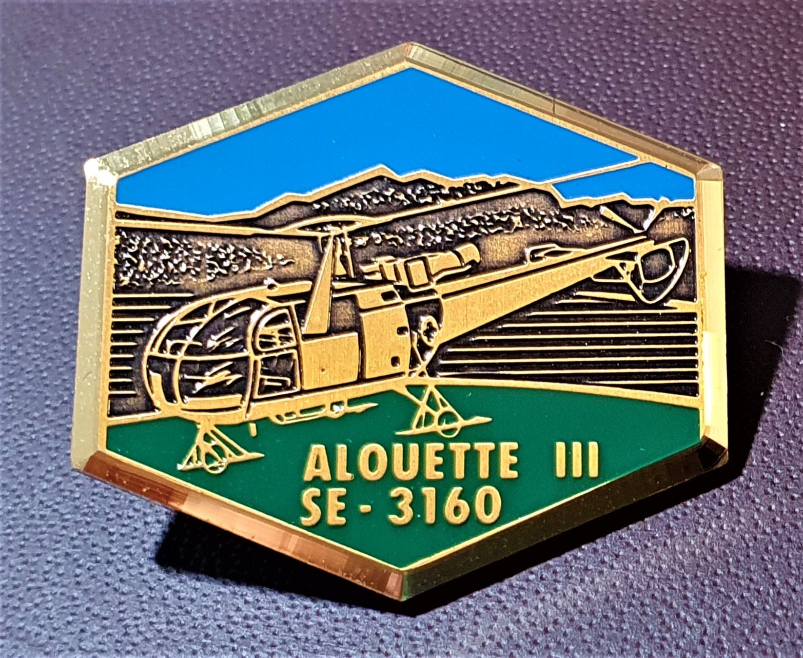 P963 Pin Helikopter der Schweizer Armee Alouette III (Gebraucht) in ...