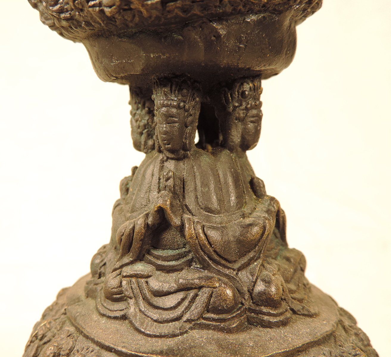 Skulpturen & Statuen: Tibet Pagode aus Bronze, "Turm der tausend Buddhas" – Gebraucht aus Duggingen von roterbambus 2
