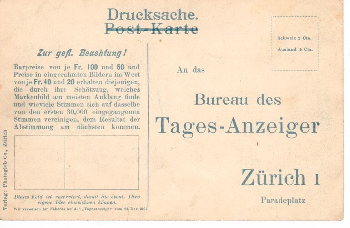 Cartes postales: Abstimmung über Schweizer Briefmarken – D'occasion à Wolhusen par Curver9 1