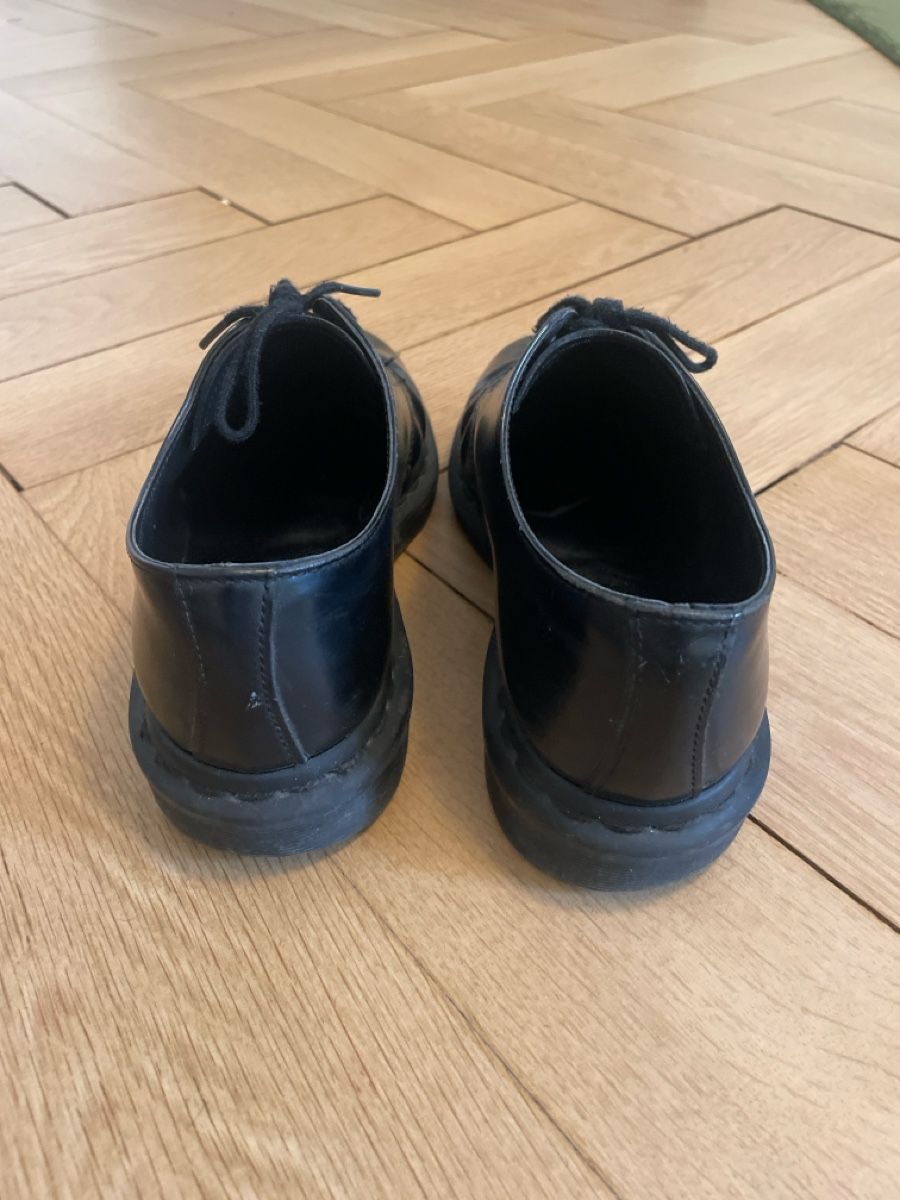 Dr. Martens Scarpe da uomo: Schuhe Dr. Martens schwarz Leder – Usato da Zürich venduto da salomecavegn 2