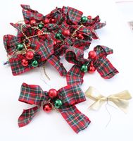 Weihnachtsdeko Schleifen rot-grün