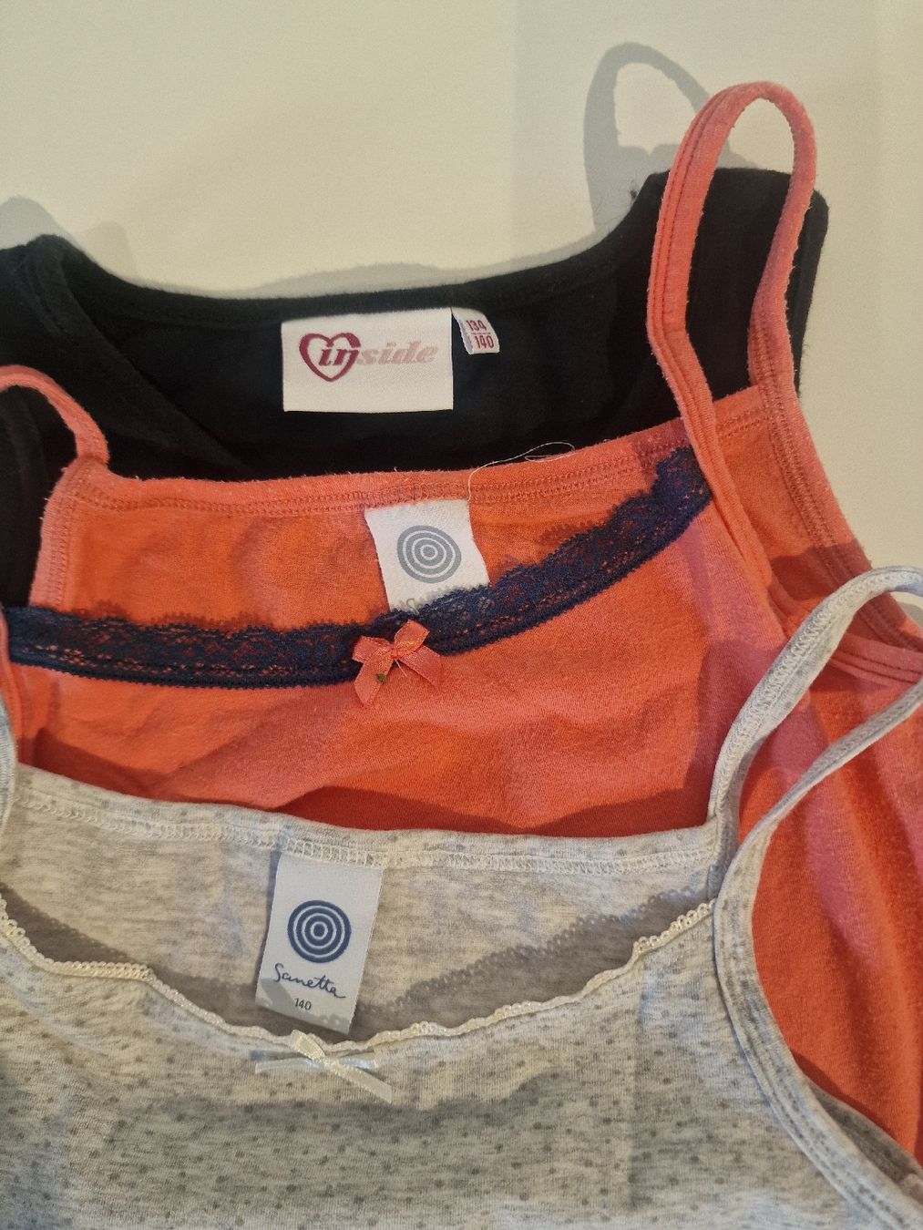 Sanetta Biancheria intima: 3er Set Hemdchen, Sanetta, inside Gr. 134/140 – Usato da St. Margrethen SG venduto da Goldig 1