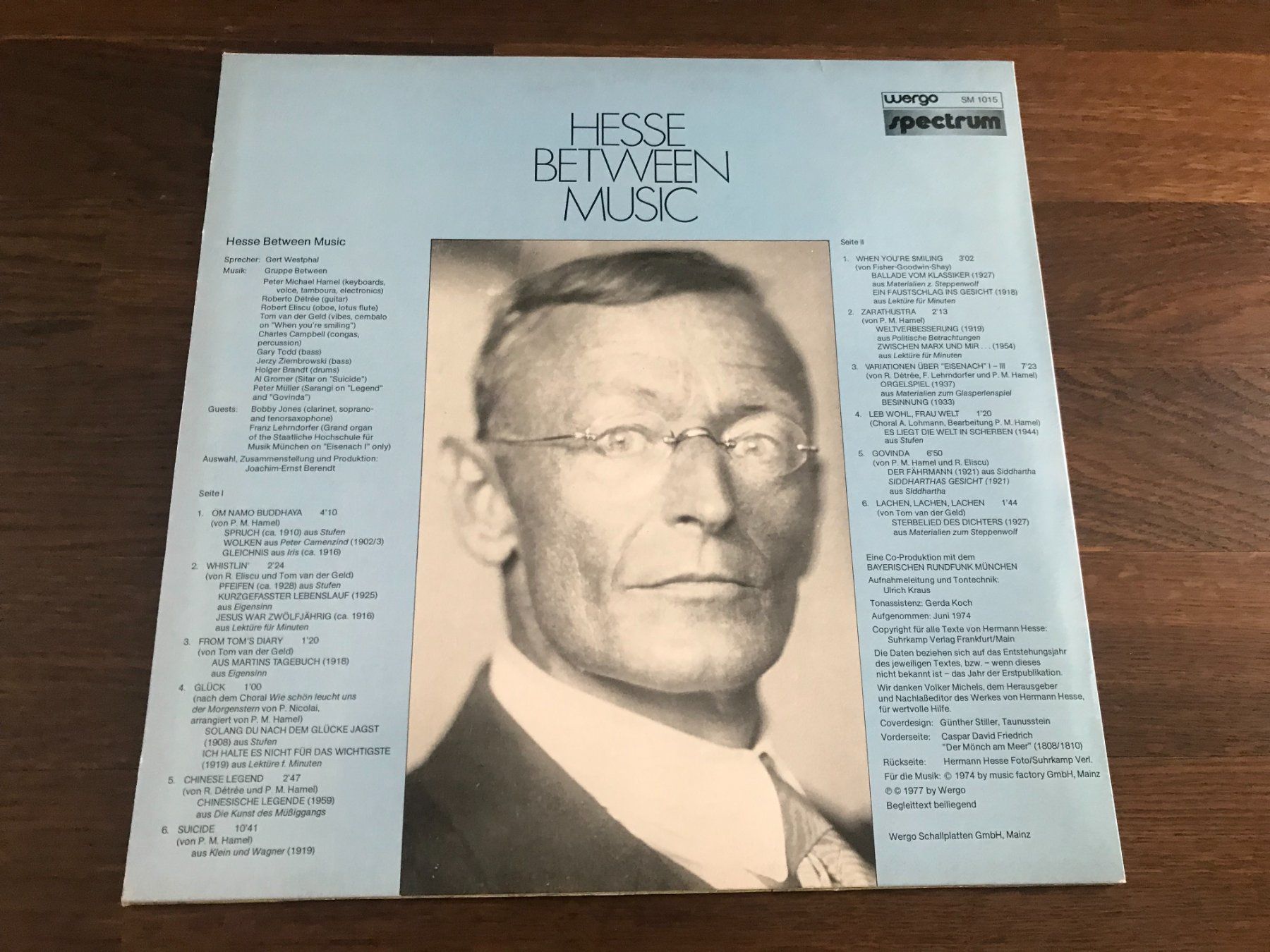 Schallplatten: BETWEEN / Peter Michael Hamel - Hesse Between Music - Wergo – Gebraucht aus Buchs AG von Archie 1