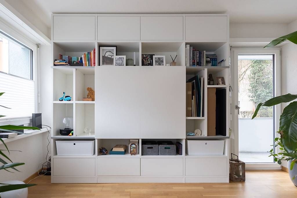Mobili TV: Design-Wohnwand / TV-Möbel mit integriertem Arbeitsplatz – Usato da Zürich venduto da Grit_M.