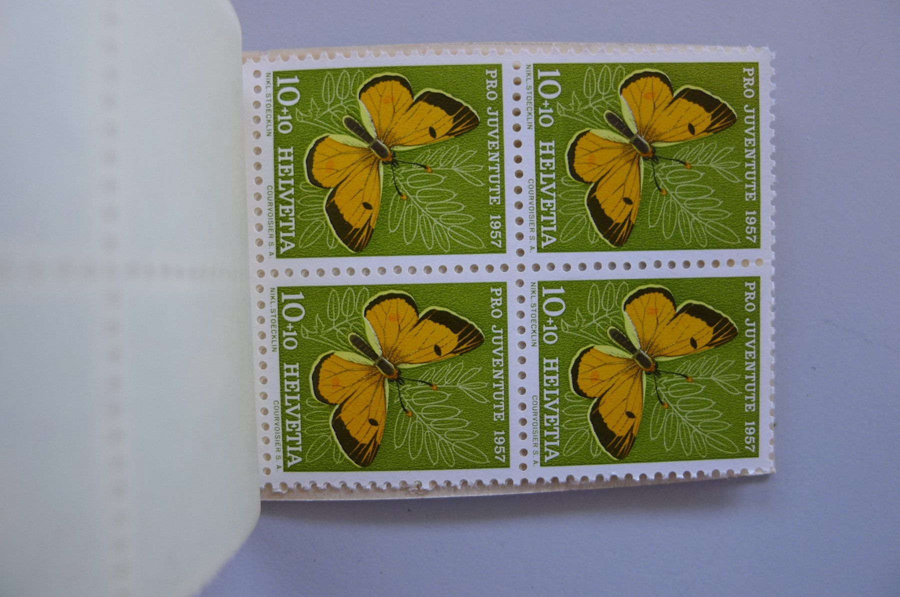 Tutti i francobolli: 1957, Pro Juventute, Markenheft Nr.6 postfrisch **, 300.-+ – Usato da Sursee venduto da Luzernerraute 6