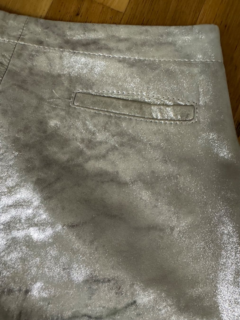 Pantaloni: Silberne Glanz Hose von LALTRAMODA – Nuovo (secondo la descrizione) da Adliswil venduto da Jessik0 3