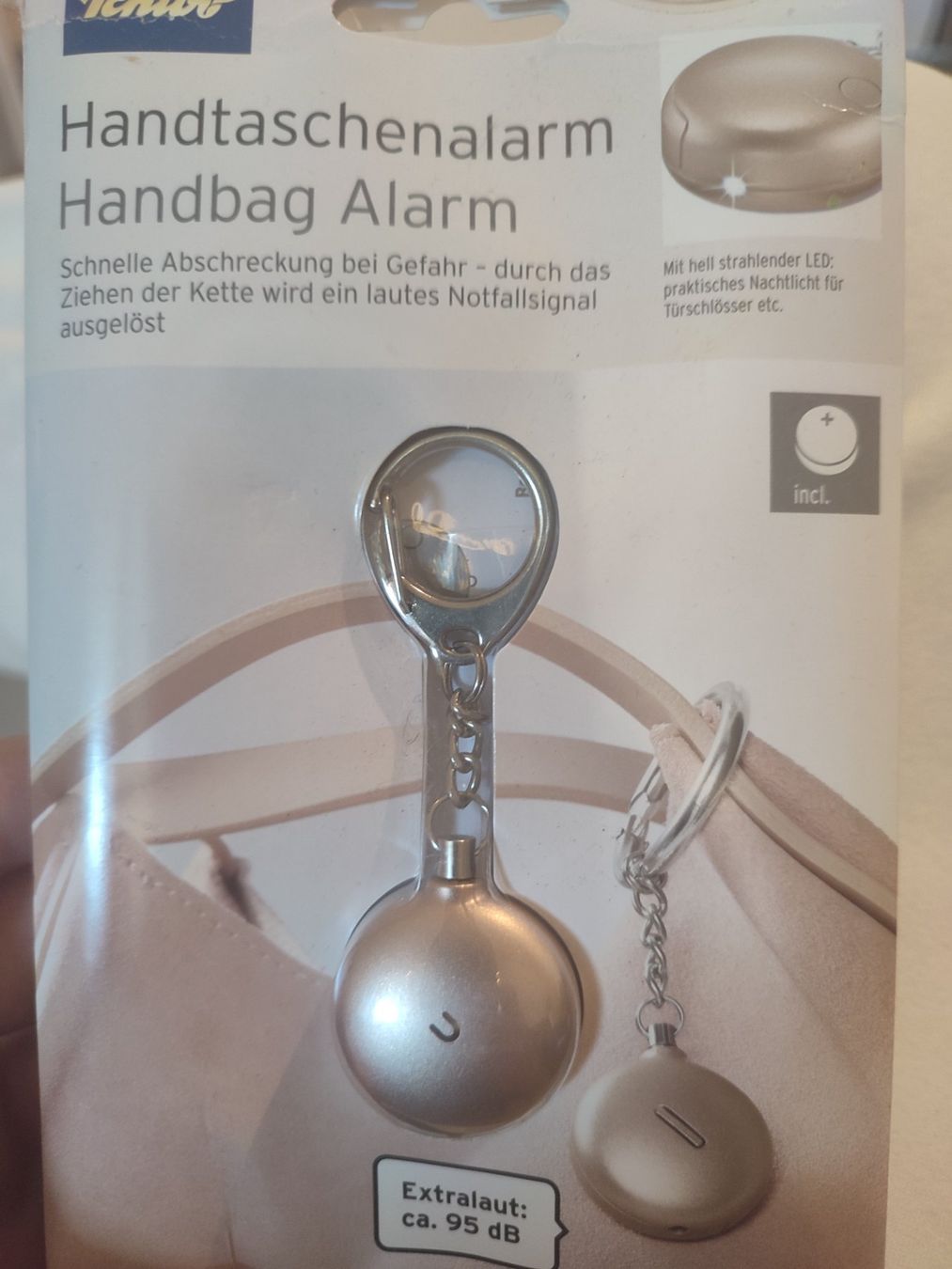 Sistemi d'allarme: Handtaschen Alarm NEU – Nuovo e nell'imballaggio originale da Waltenschwil venduto da Bodensee84