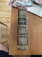 Antikes Buch „Braßberger’s Predigten“ – Leder-/Goldprägung 