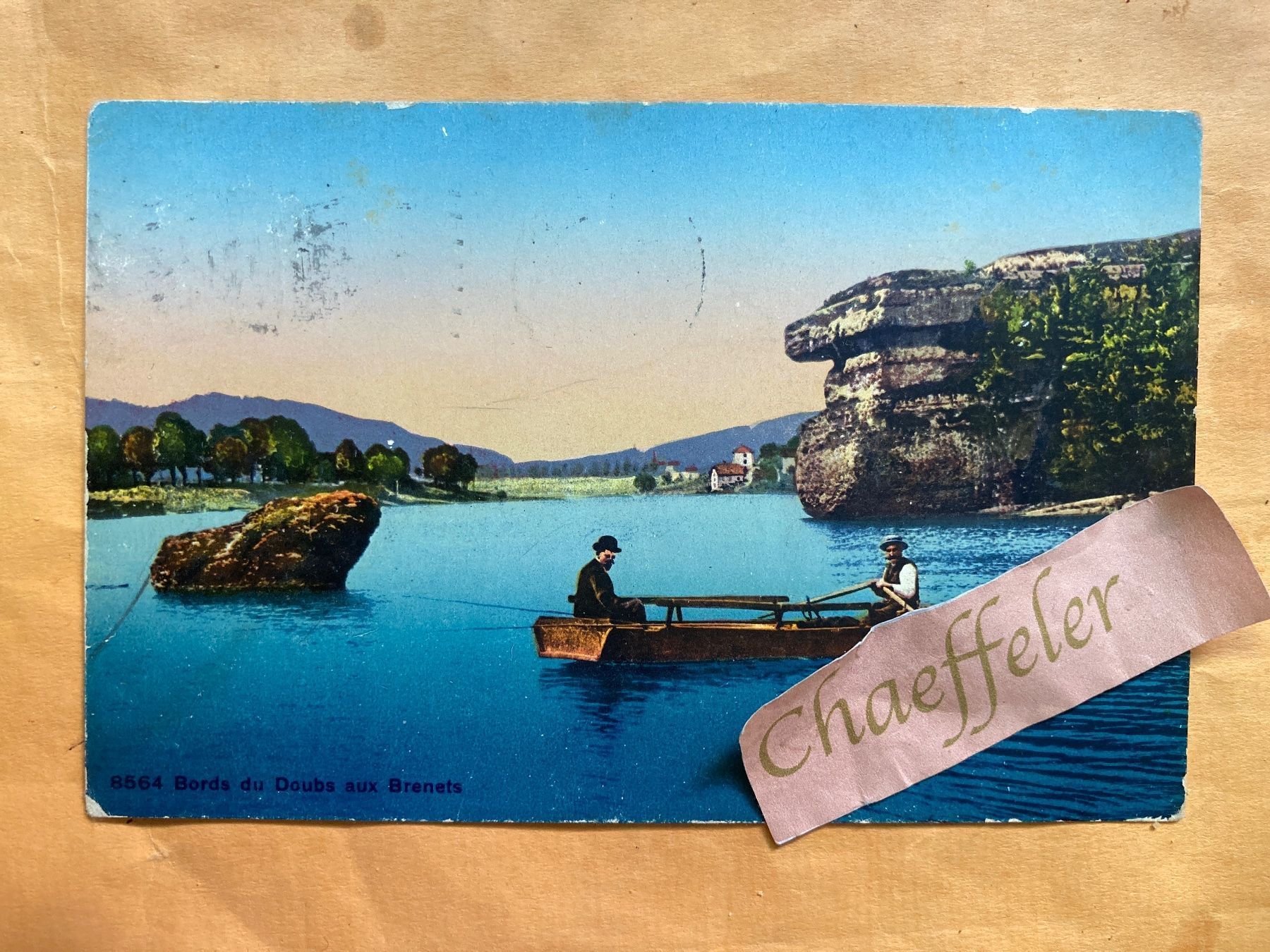 Cartes postales: 1926 Bords du Doubs aux Bernets – D'occasion à Zürich par Chaeffeler
