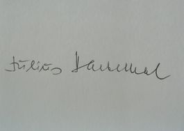 Julius Hackethal (1921-1997) Arzt - Autogramm