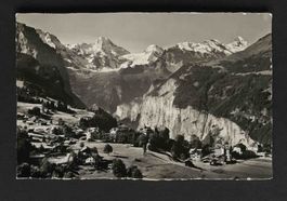 AK Wengen mit Schwimmbad Breithorn Tschingelhorn