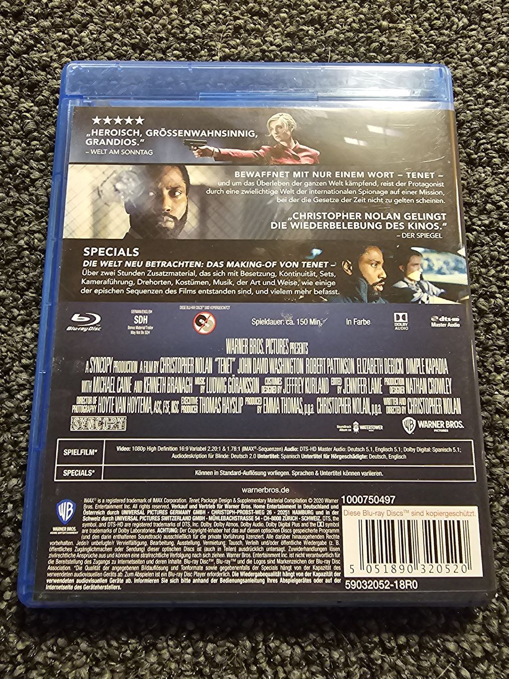 Tous les DVDs: Blu-ray Tenet  – D'occasion à Ruswil par jan_bxl5 1