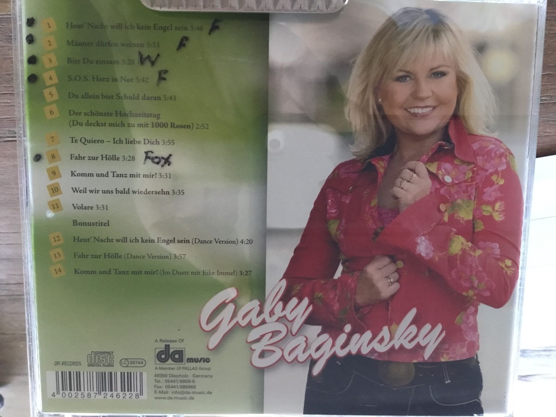 CDs: Gaby Baginsky Ich will kein Engel sein  u – D'occasion à Thierachern par sweden08 1