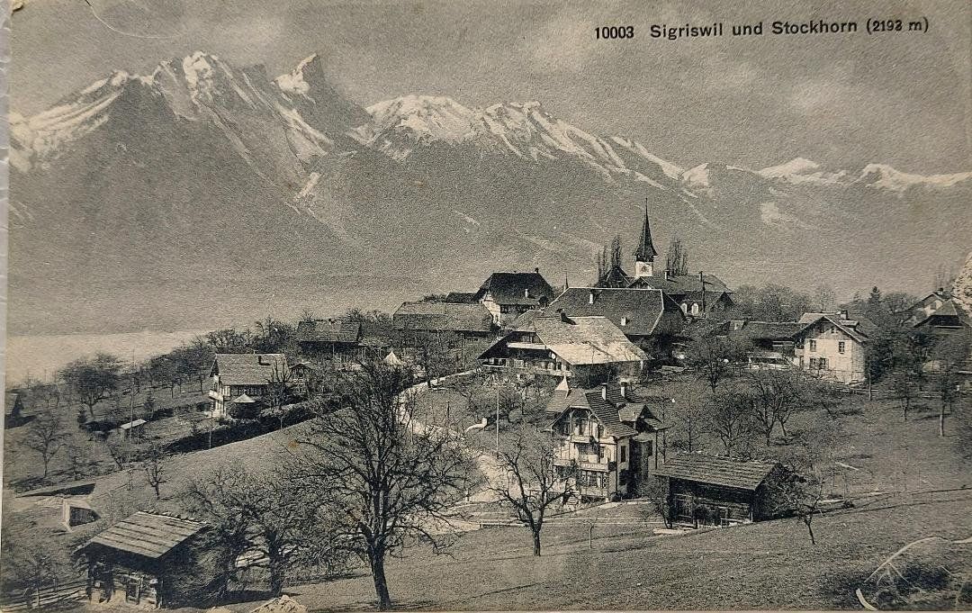 Cartoline postali: SIGRISWIL & Stockhorn – Usato da Delémont venduto da Domdom1