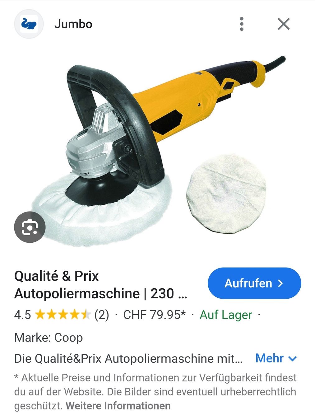 Tutte le macchine: Autopoliermaschine (Jumbo) – Nuovo (secondo la descrizione) da Oberriet SG venduto da Junglecity00