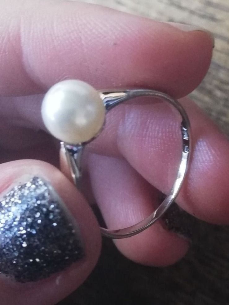 Ringe: Edler Perlenring aus 18 Karat Gold – Neu (gemäss Beschreibung) aus Unterägeri von Altgoldschmuck 6