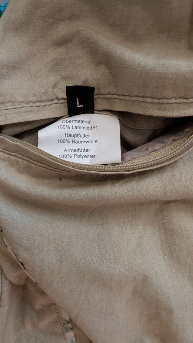 Giacche: Lederjacke Beige Grösse L, 100% Lammleder – Usato da Rüfenacht BE venduto da mla_jmf8 2