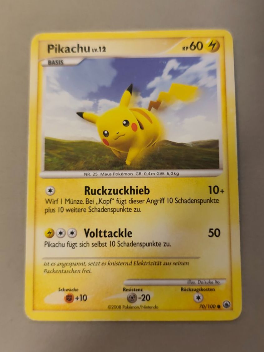 Pokémon Carte collezionabili: Pikachu LV.12 - Majestätischer Morgen – Usato da Kehrsatz venduto da Riyouu